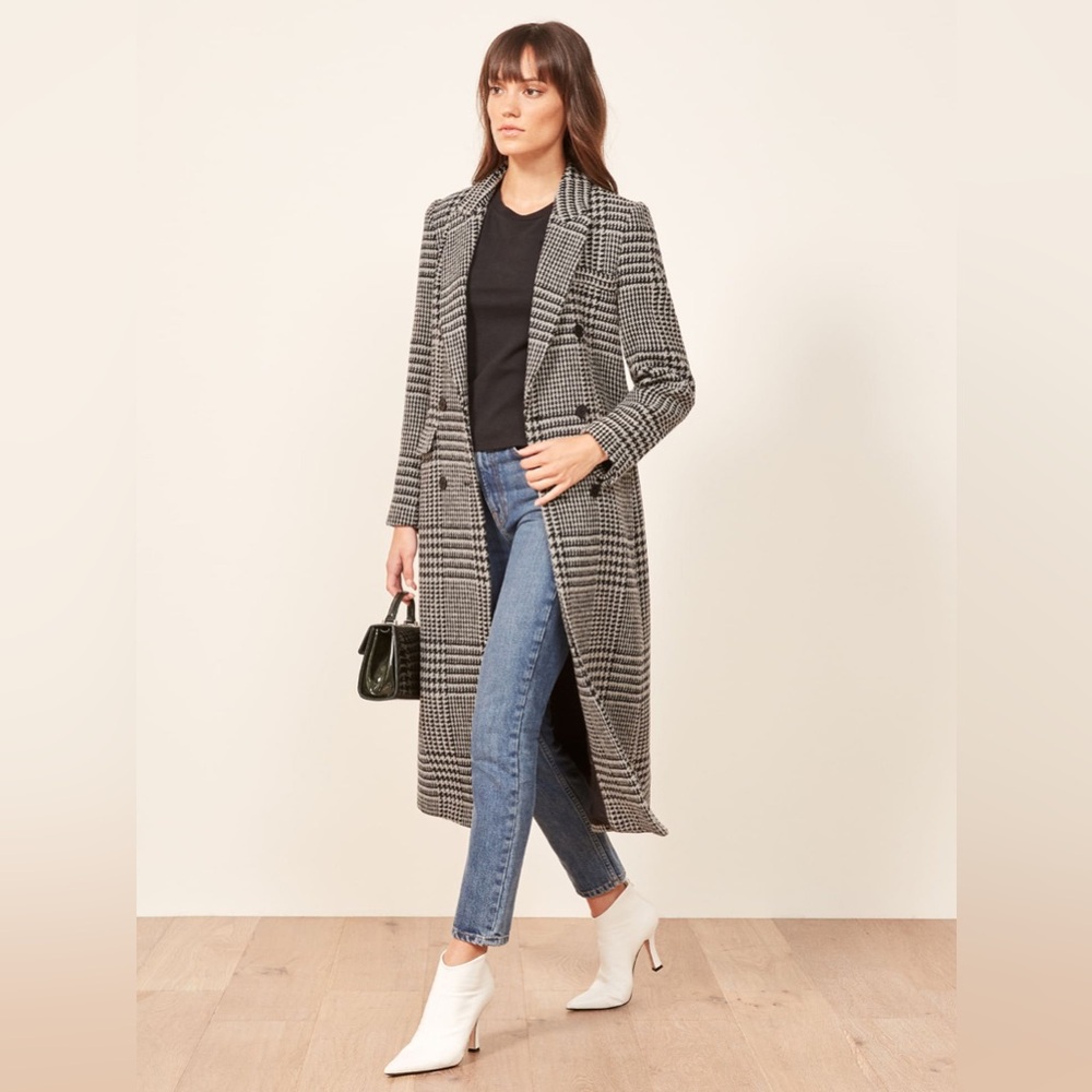 Reformation Middlebury Coat, size M